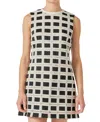 English Factory Open Stitch Sleeveless Sheath Dress