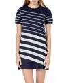 English Factory Women's Multi Stripe Mini Dress In Blue