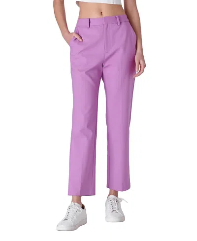 English Factory Women's Slim Cigarette Trousers In Purple