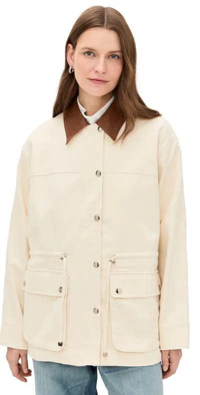English Factory Work Jacket Ivory