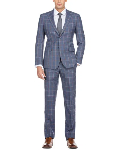 English Laundry 2pc Wool-blend Suit In Blue