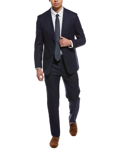 English Laundry 2pc Wool-blend Suit In Blue