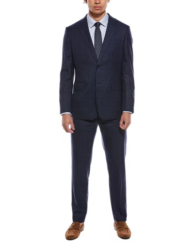 English Laundry 2pc Wool-blend Suit In Blue