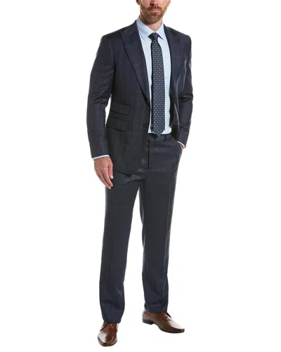English Laundry 2pc Wool-blend Suit In Blue