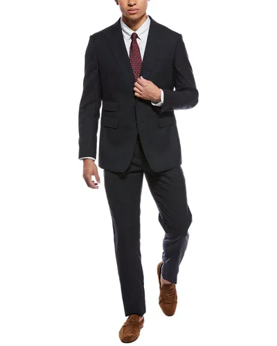 English Laundry 2pc Wool-blend Suit In Blue