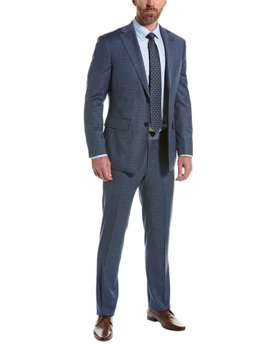 English Laundry 2pc Wool-blend Suit In Blue