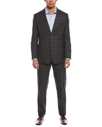 English Laundry 2pc Wool-blend Suit In Brown