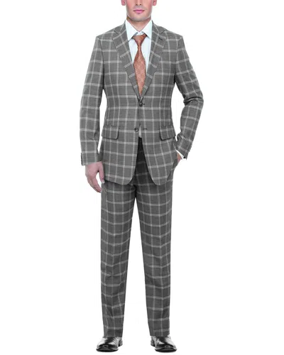 English Laundry 2pc Wool-blend Suit In Animal Print