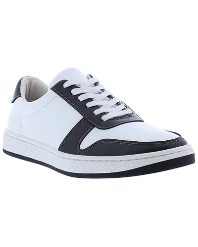 English Laundry Brennan Suede & Leather Sneaker In White