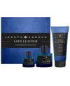 English Laundry Men's 3-pc. Joseph Abboud Cool Leather Gift Set In Blue