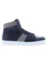 English Laundry Men's Connor Leather High Top Sneakers In Navy