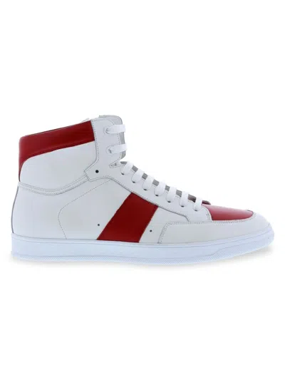 English Laundry Men's Connor Leather High Top Sneakers In White