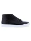 English Laundry Men's Eros Mid-top Leather Sneakers In Black