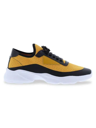 English Laundry Men's Kai Lace Up Athletic Sneakers In Yellow