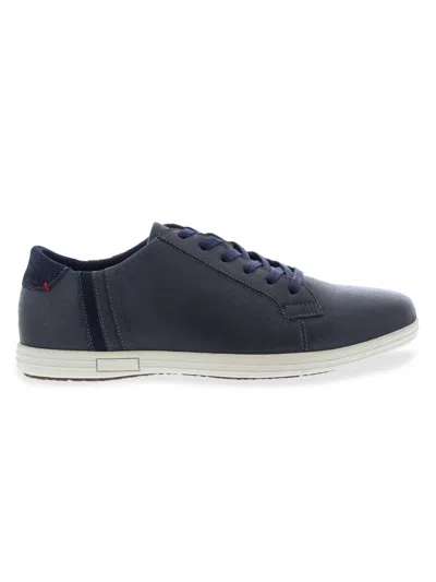 English Laundry Men's Thomas Low-top Leather Sneakers In Navy