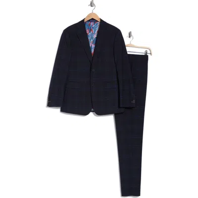 English Laundry Notched Lapel Two-piece Suit In Navy