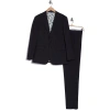 English Laundry Plaid Trim Fit Notch Lapel Two-piece Suit In Navy