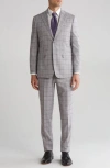 ENGLISH LAUNDRY ENGLISH LAUNDRY PLAID TRIM FIT TWO-PIECE SUIT