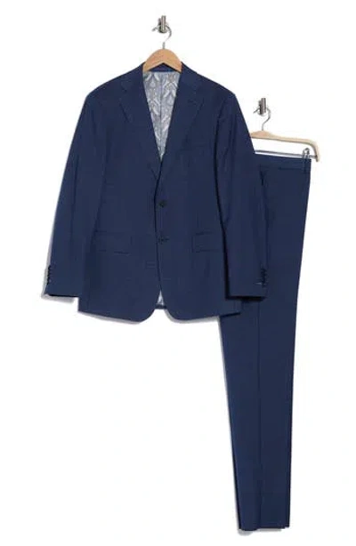 English Laundry Two-button Flat Front Suit In Blue