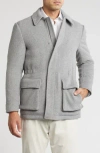 English Laundry Wool-blend Coat In Gray