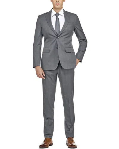 English Laundry Wool-blend Suit In Grey