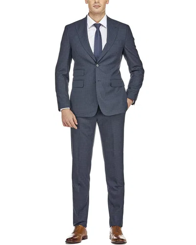 English Laundry Wool-blend Suit In Blue