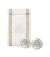 English Trousseau Tooth And Curl Keepsake Box Set In Silver