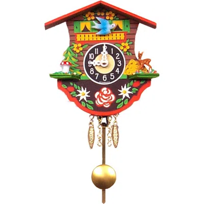Engs Tler Battery-operated Clock - Mini Size - 4.5"h X 4.5"w X 2"d In Multi