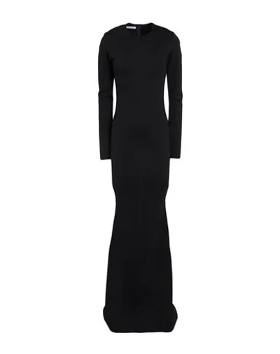 Enigma Studios Woman Maxi Dress Black Size L Viscose, Nylon, Elastane