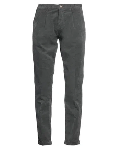 Enjoy Man Pants Grey Size 40 Cotton, Elastane