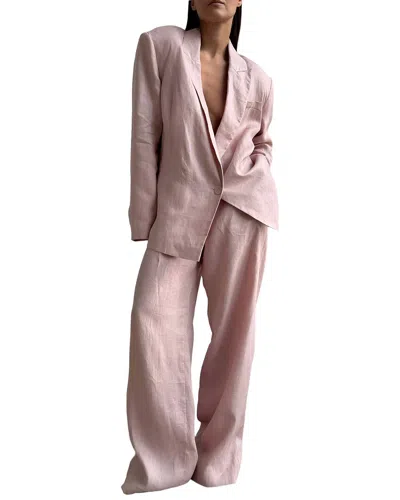 Enjoy Petra 2pc Jacket & Pant Set In Pink