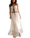 Enjoy Petra 2pc Top & Skirt Set In White