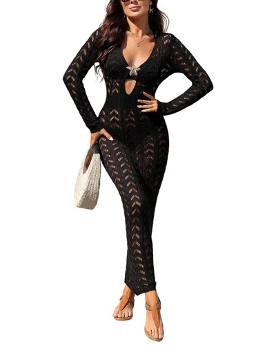 Enjoy Petra Beach Dress In Black