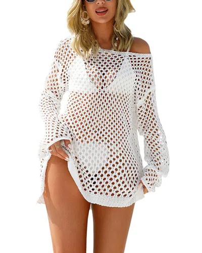 Enjoy Petra Beach Mini Dress In White