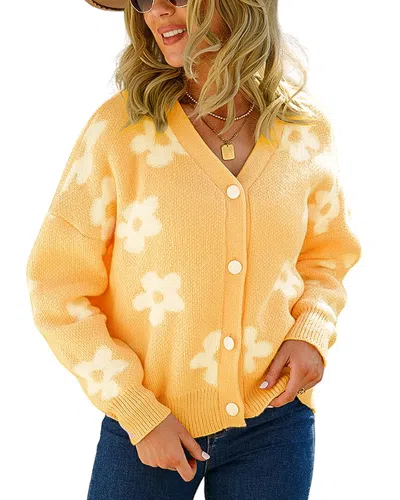 Enjoy Petra Cardigan In Orange