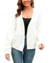 Enjoy Petra Cardigan In White