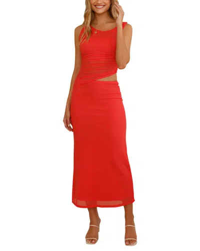 Enjoy Petra Maxi Dress In Transparent