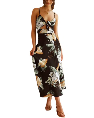 Enjoy Petra Maxi Dress In Black