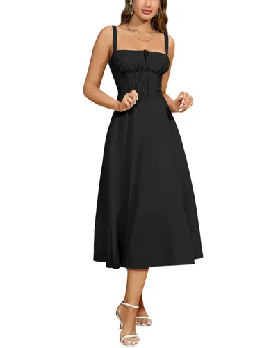 Enjoy Petra Midi Dress In Black
