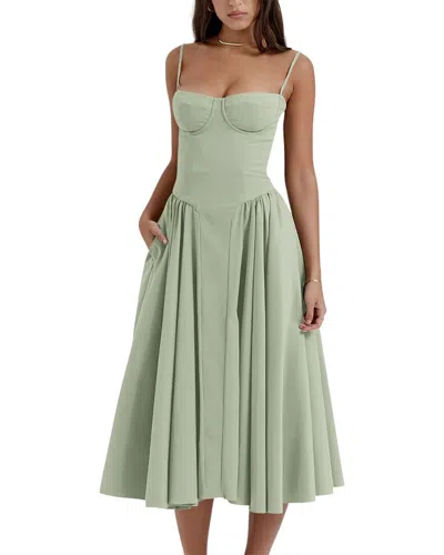 Enjoy Petra Midi Dress In Green