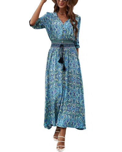 Enjoy Petra Midi Dress In Blue