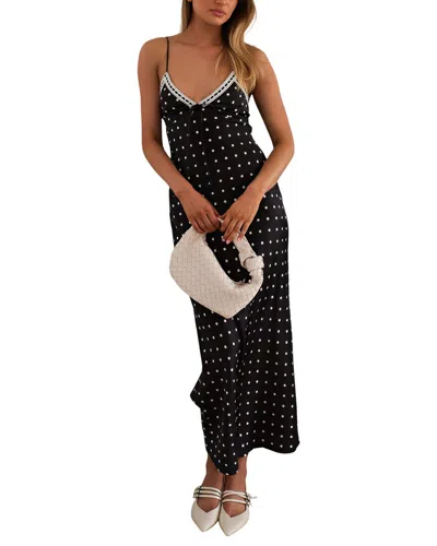 Enjoy Petra Midi Dress In Black