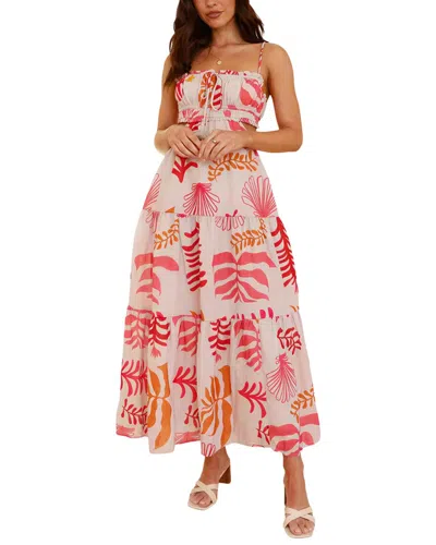 Enjoy Petra Midi Dress In Brown