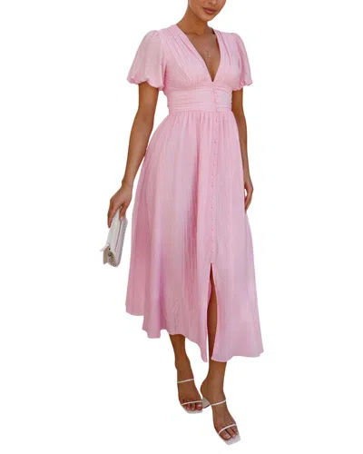 Enjoy Petra Midi Dress In Brown