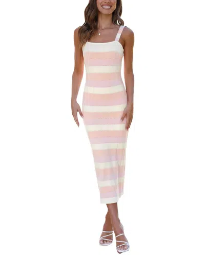 Enjoy Petra Midi Dress In Brown
