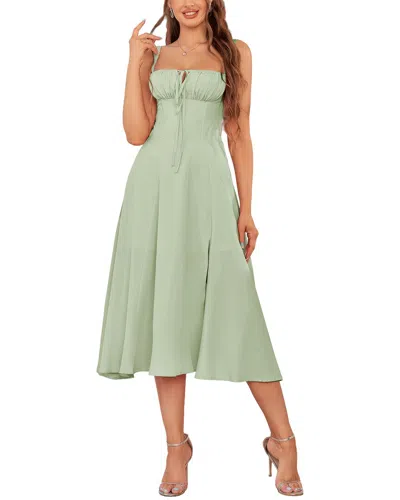 Enjoy Petra Midi Dress In Green