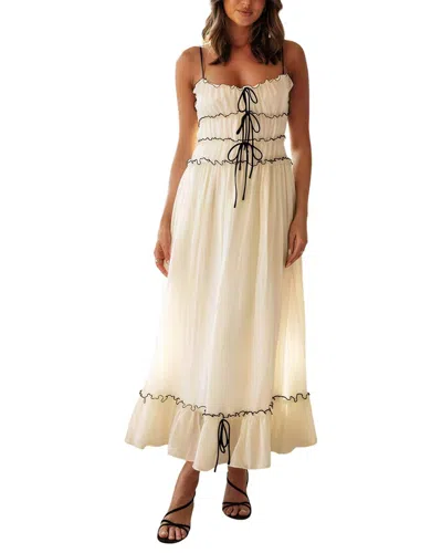 Enjoy Petra Midi Dress In Neutral