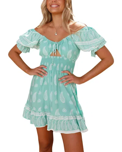 Enjoy Petra Mini Dress In Green