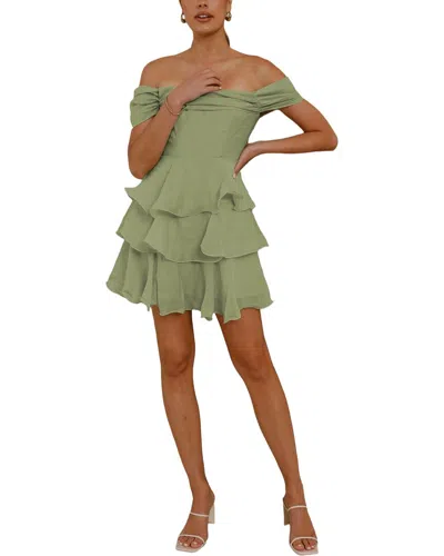 Enjoy Petra Mini Dress In Green