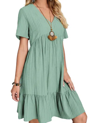 Enjoy Petra Mini Dress In Green